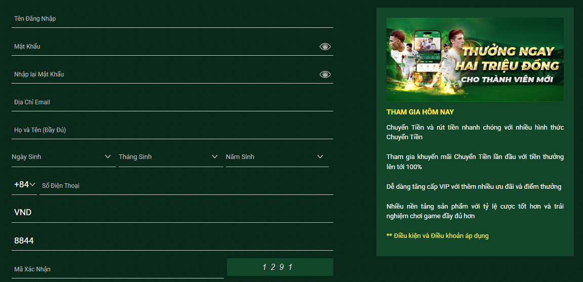 Đăng ký và quản lý tài khoản Hot51 điều khoản và điều kiện